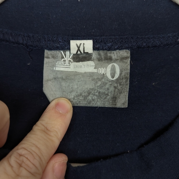 Vintage Ownership Navy Embroidered Graphic Tee - Picture 6 of 6